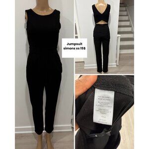 🖤 Black SIMONS Jumpsuit – Size XS